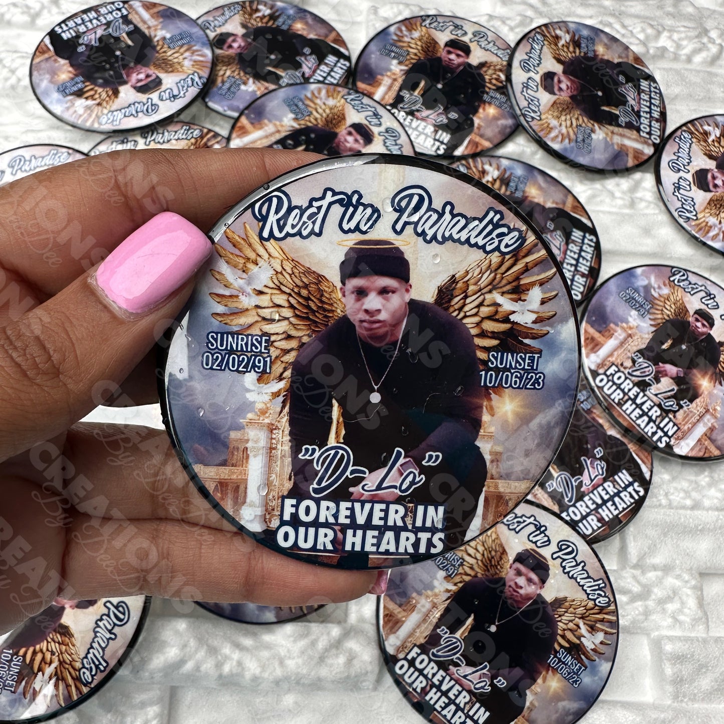 D-Lo Photo Buttons