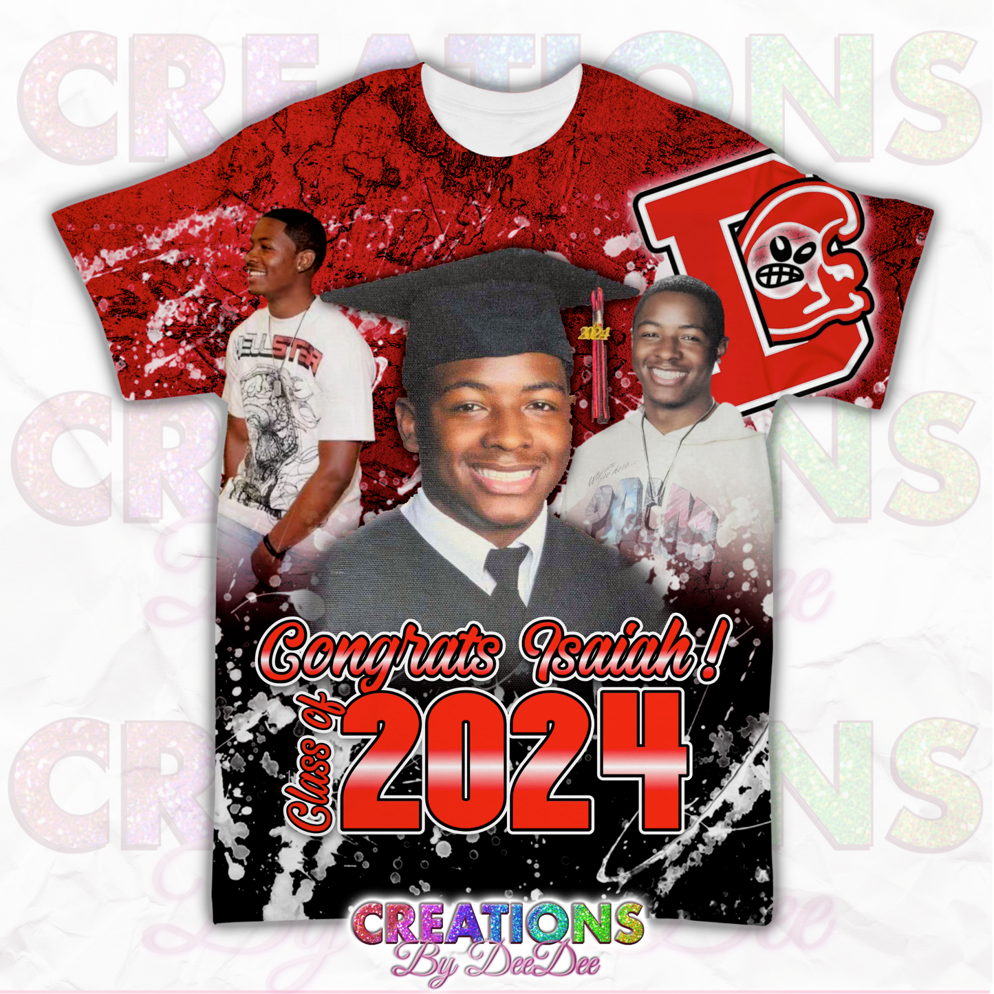 CONGRATS GRAD (CHANGE COLORS/LOG0)