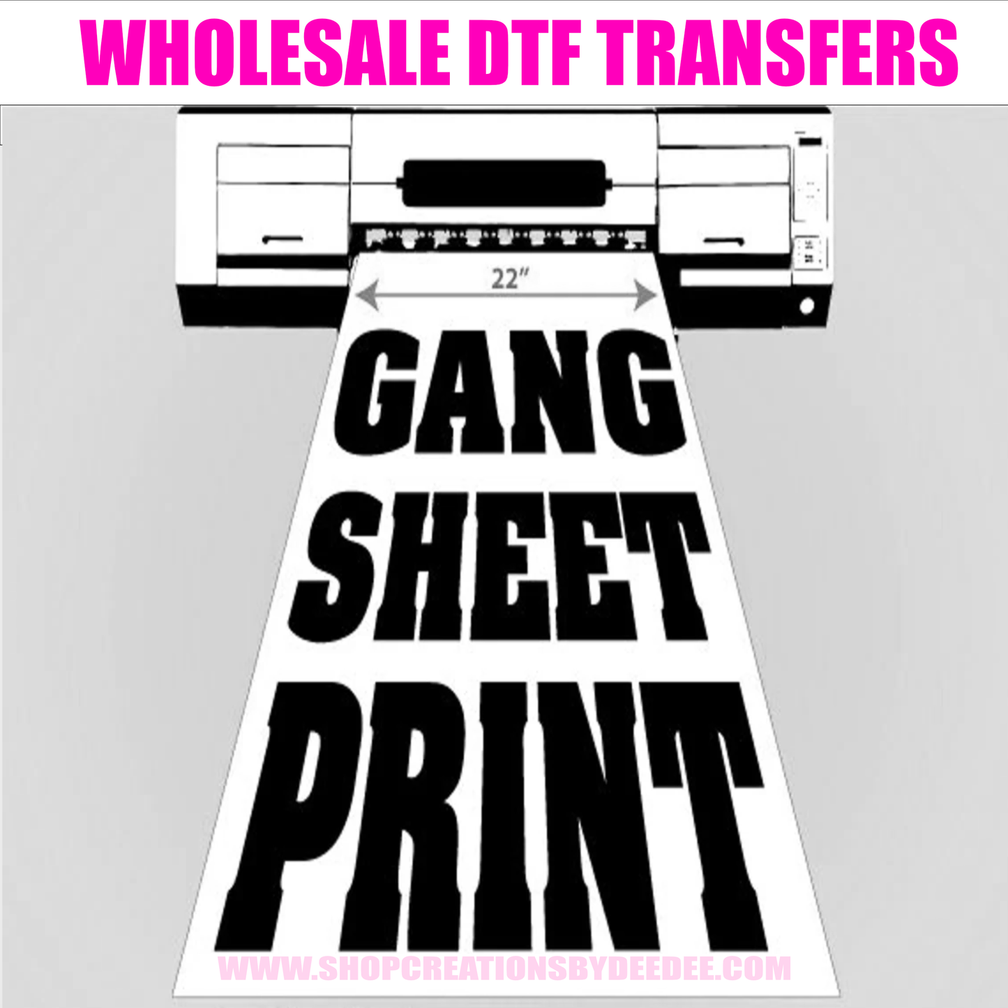 BUILD YOUR OWN Custom DTF Gang Sheet (Gang Sheet Builder)