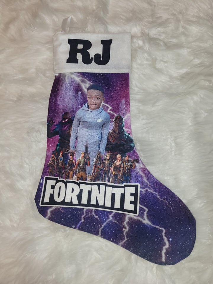 FORTNITE THEMED STOCKING Shop Creations By DeeDee