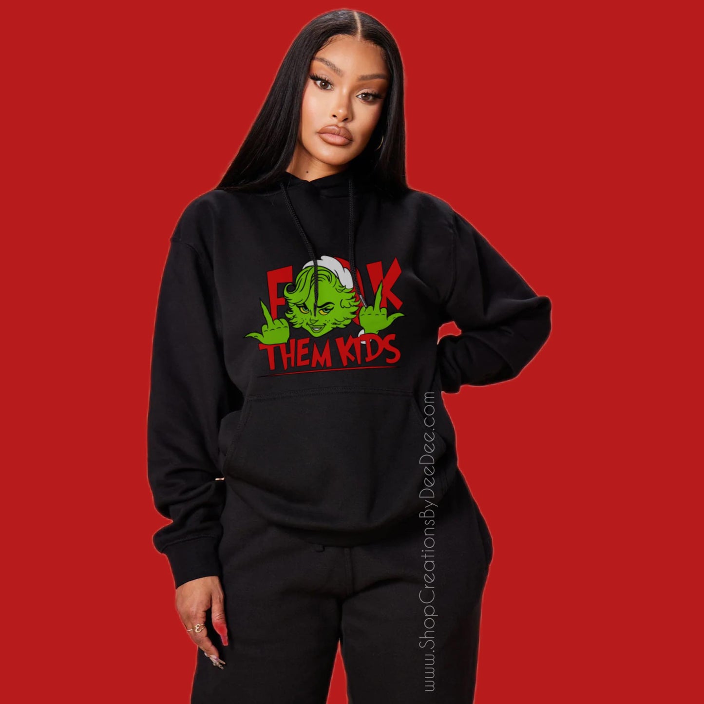 Mr/Mrs. Grinch “Fck them kids” Hoodie or T Shirt