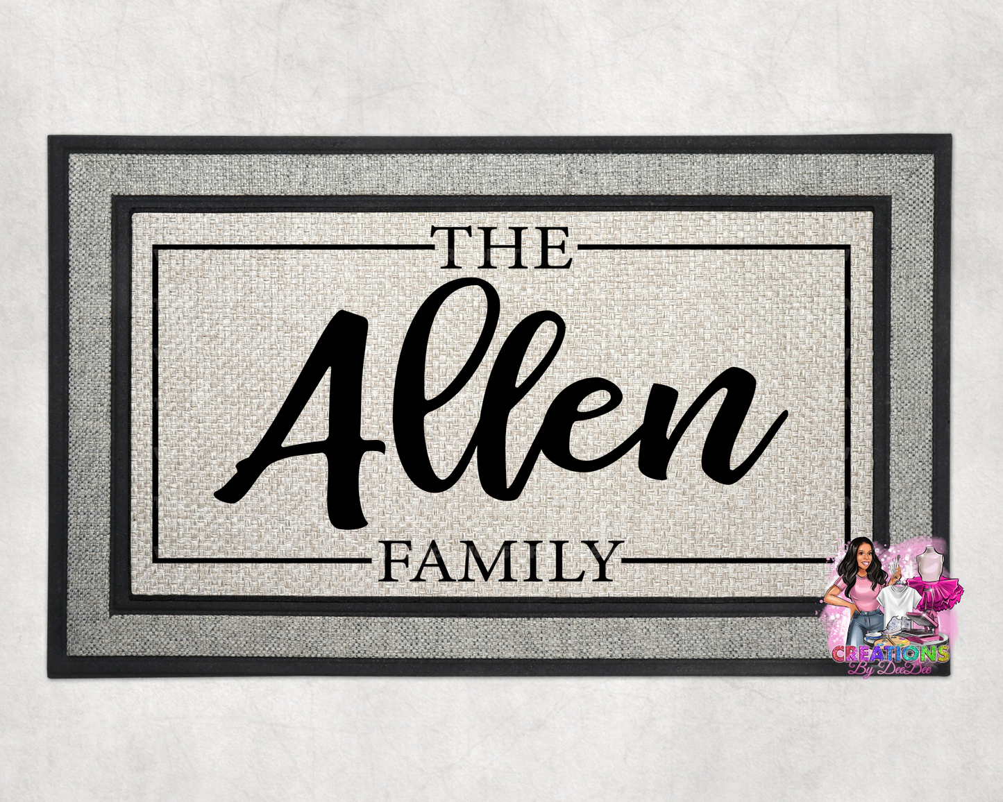 FAMILY NAME Doormat