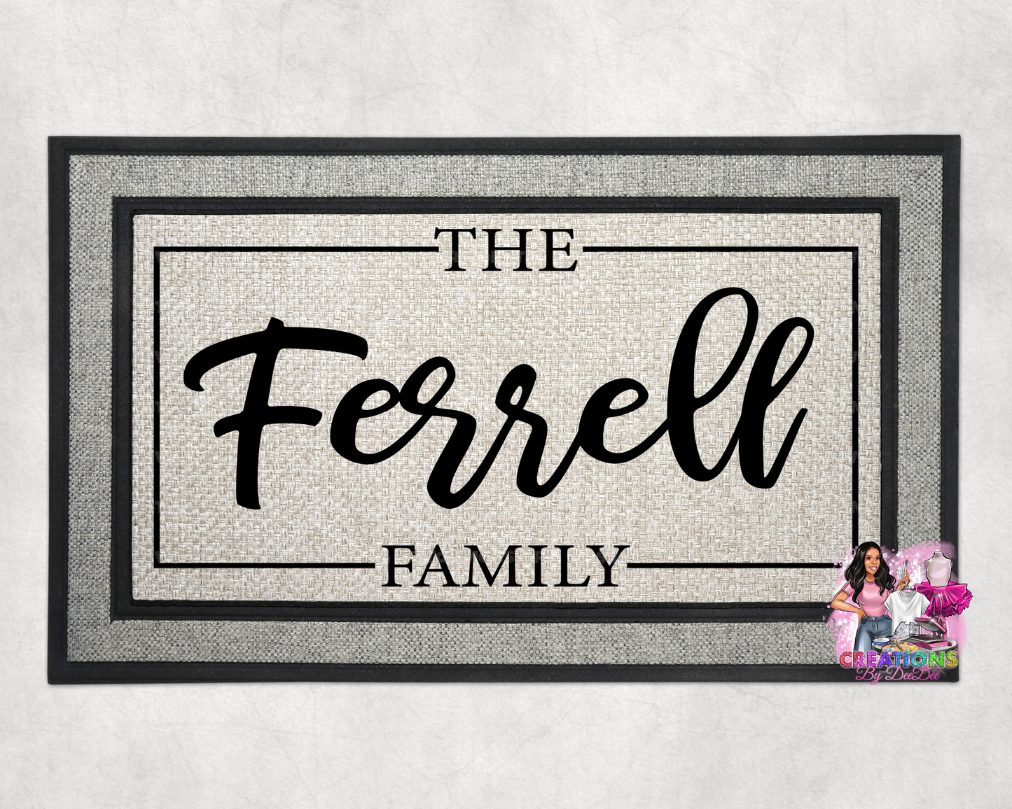 FAMILY NAME Doormat