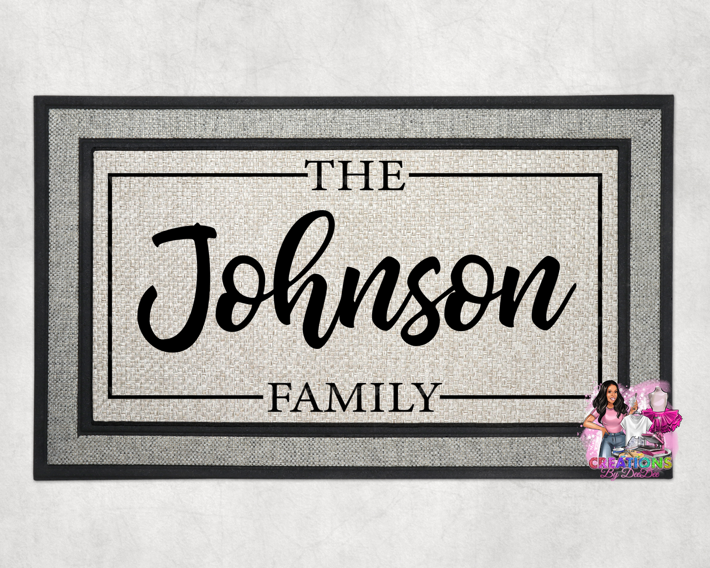 FAMILY NAME Doormat
