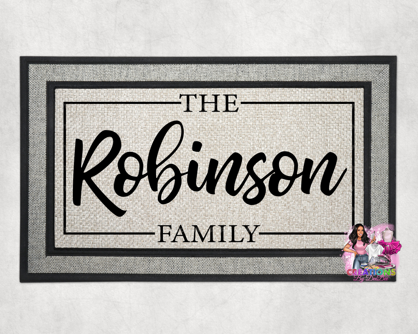 FAMILY NAME Doormat