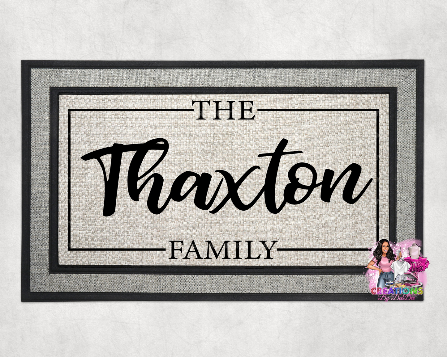 FAMILY NAME Doormat