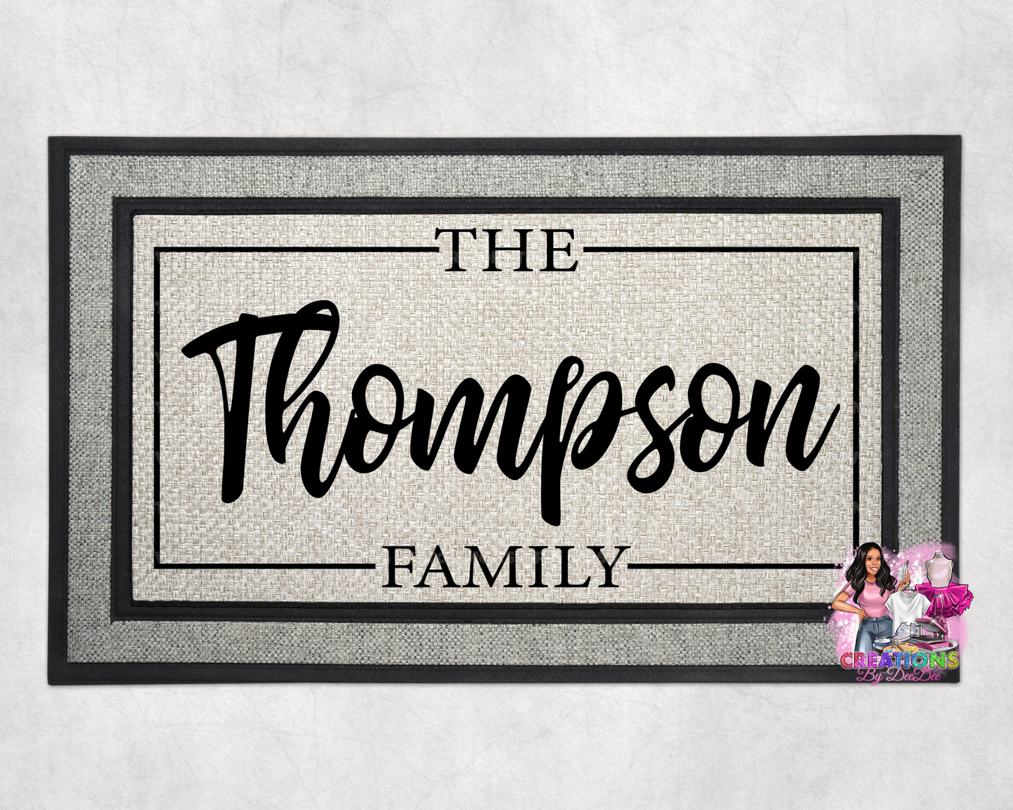 FAMILY NAME Doormat