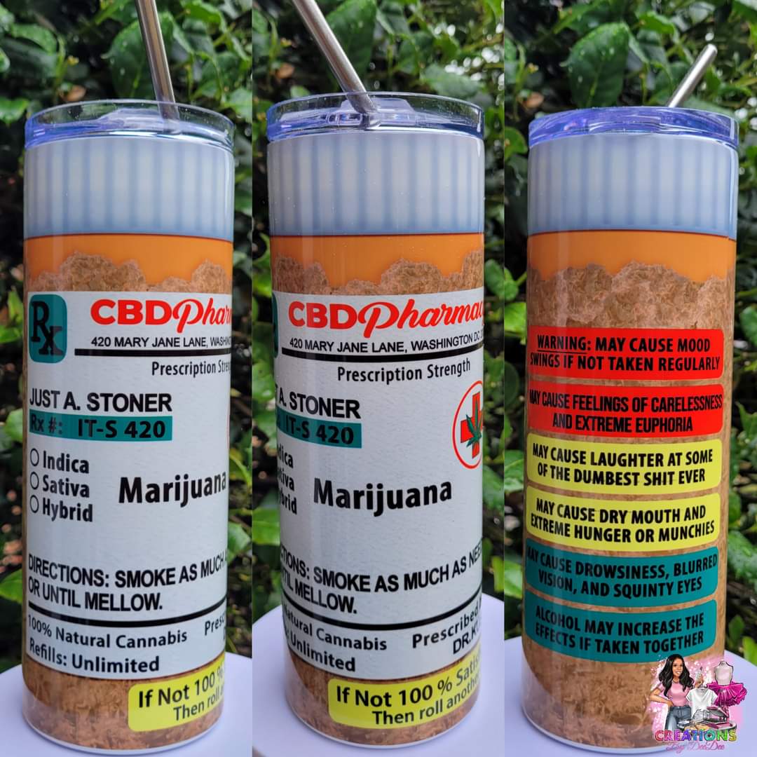 Marijuana Rx Tumbler