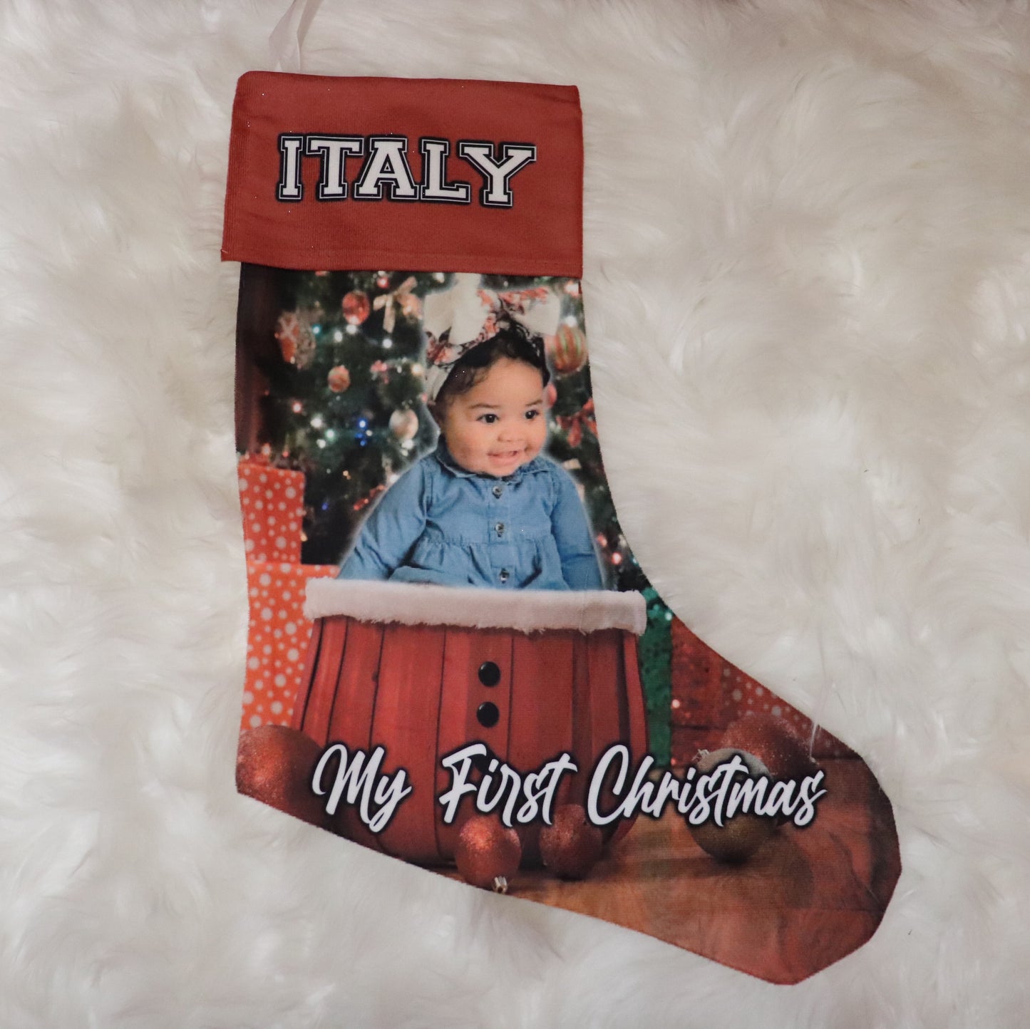 Christmas Basket Stocking