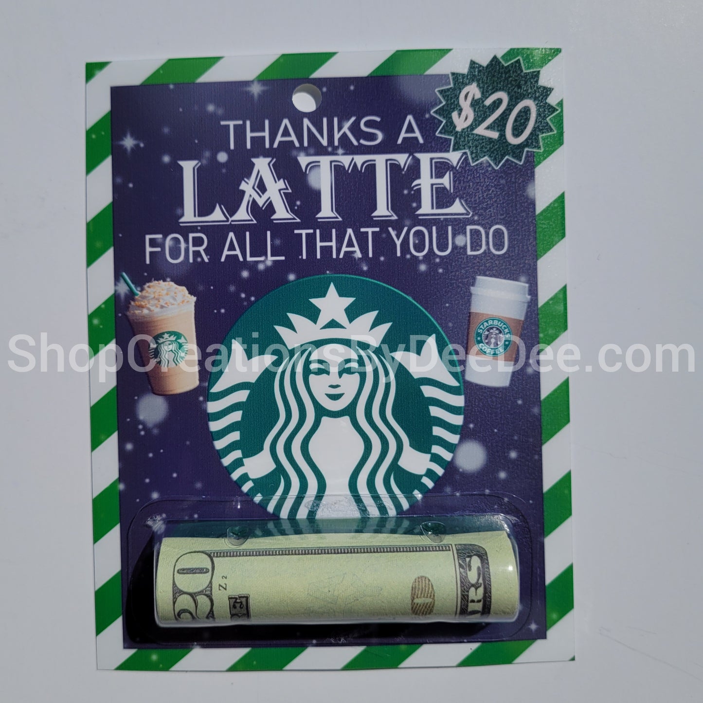 Thanks a Latte - Money holder card