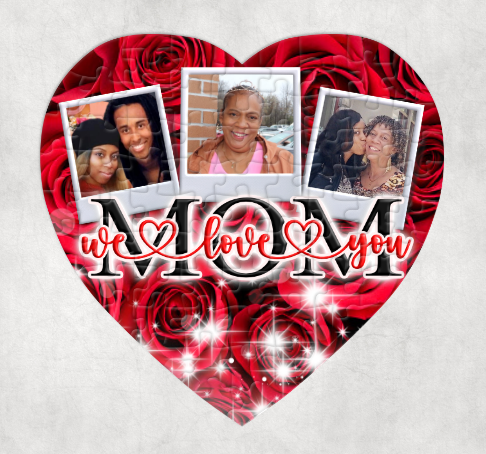 We Love You Mom Puzzle - Mothers Day - Gift