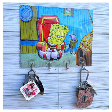 SpongeBob SquarePants "Imma Head Out" Key Holder/ Wall Art