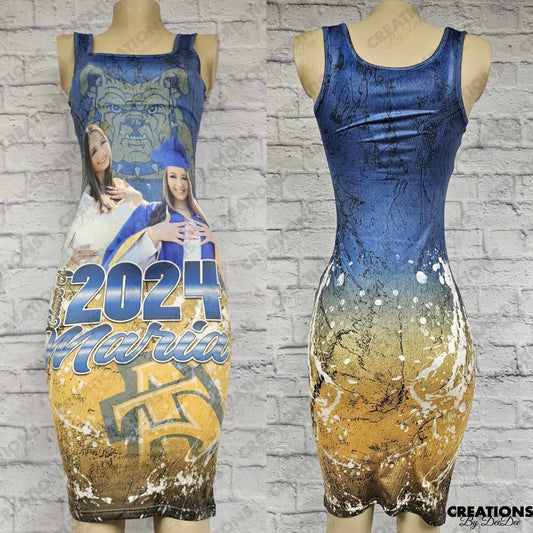 3D-All Over Custom Dress