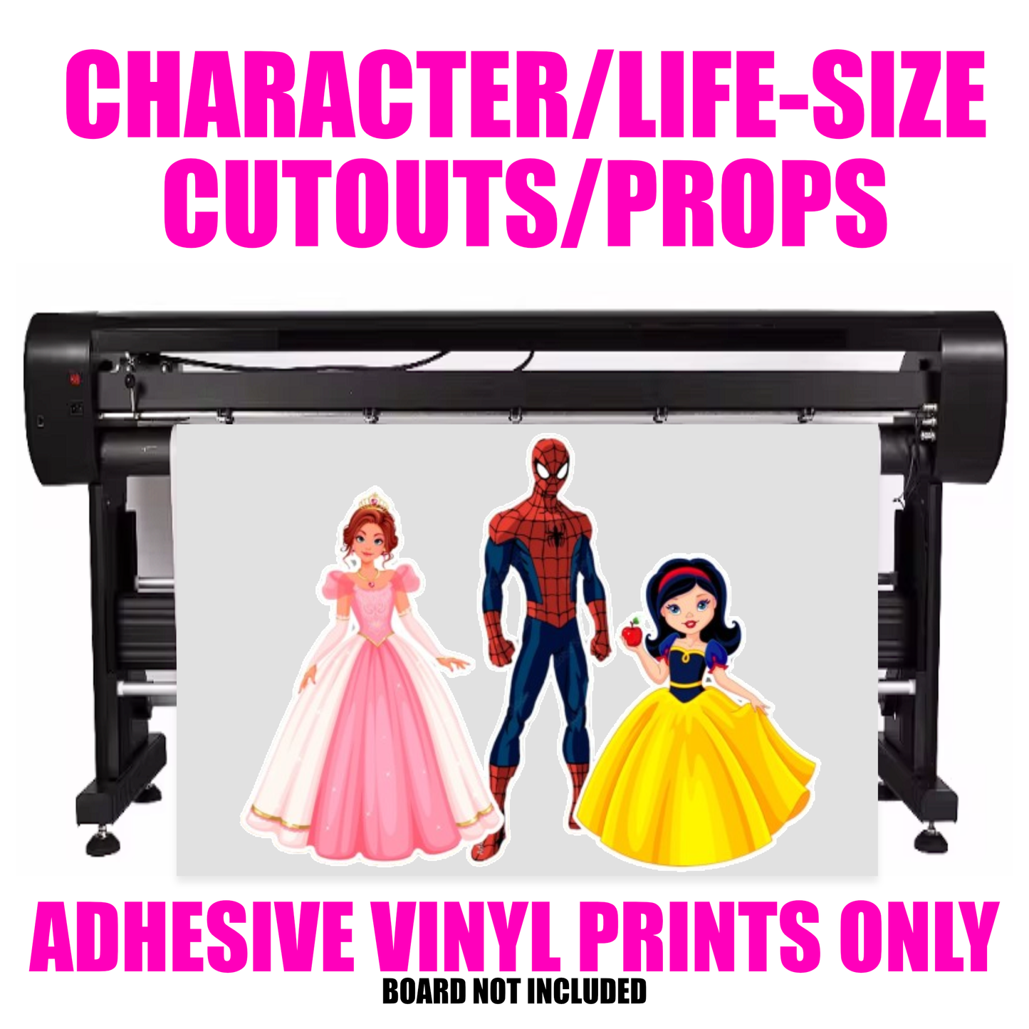 Character/Lifesize Cutout (Adhesive Vinyl Prints)