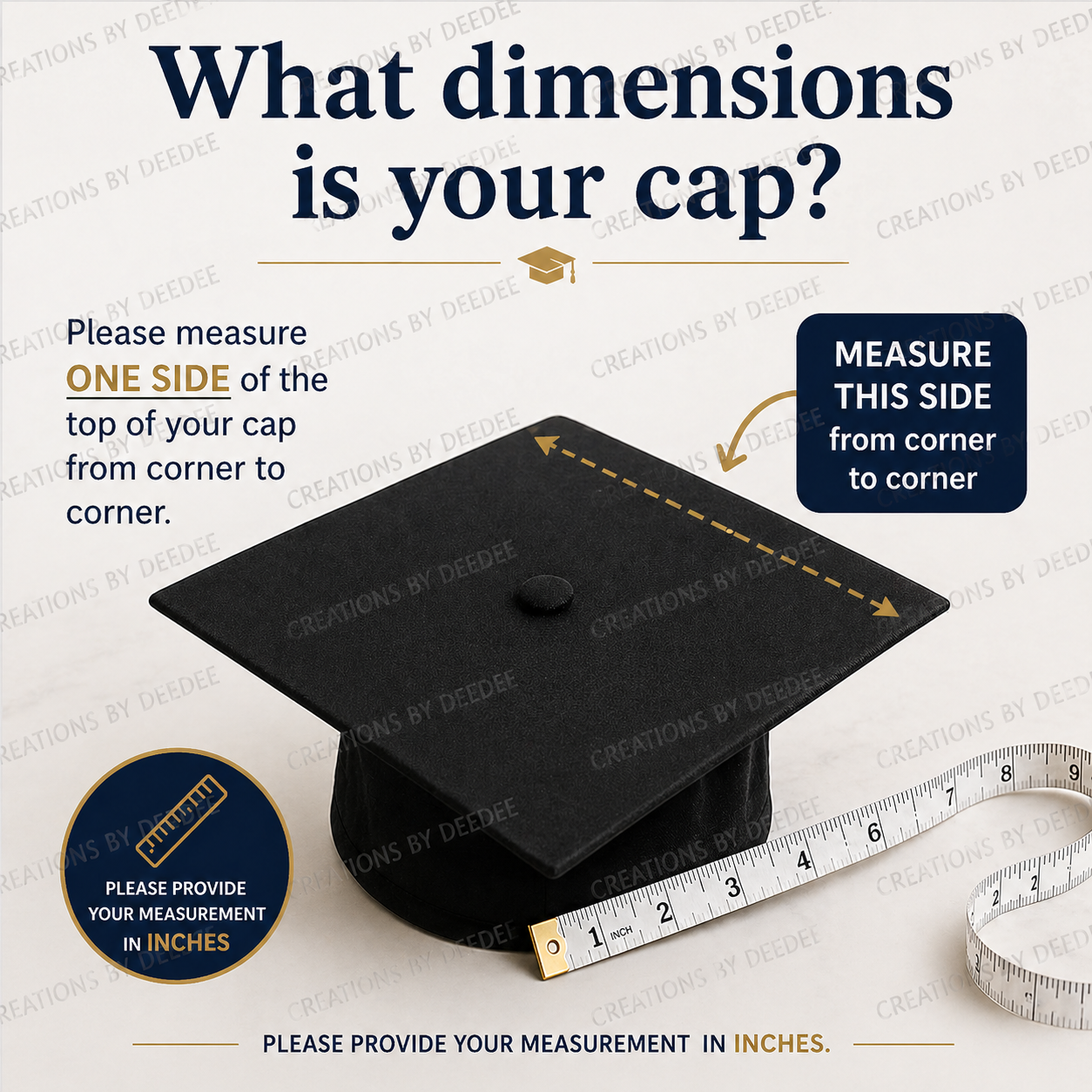 Grad Cap Topper