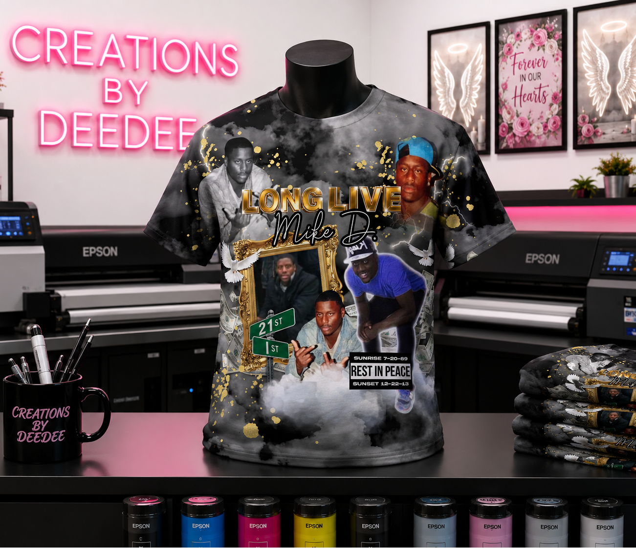 Long Live Mike D - All Over 3D Shirt - FRONT ONLY