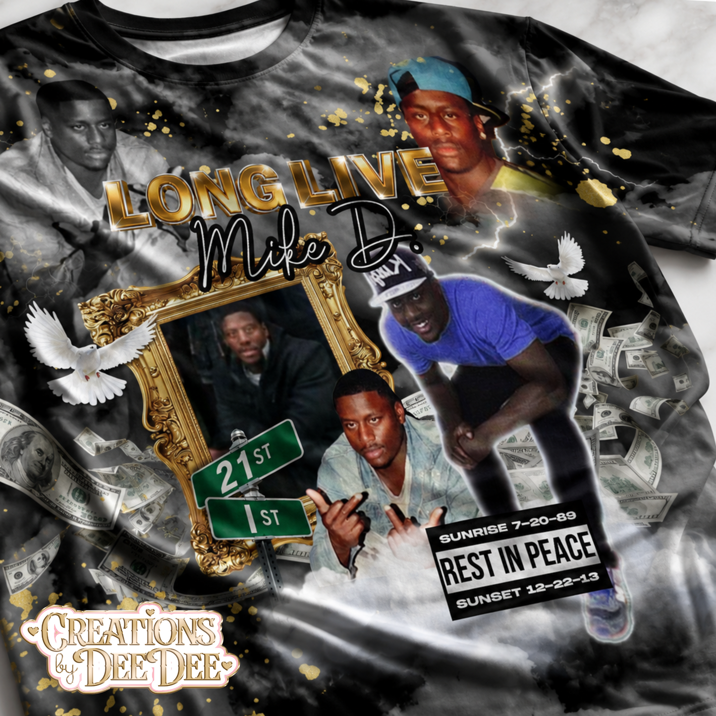 Long Live Mike D - All Over 3D Shirt - FRONT ONLY