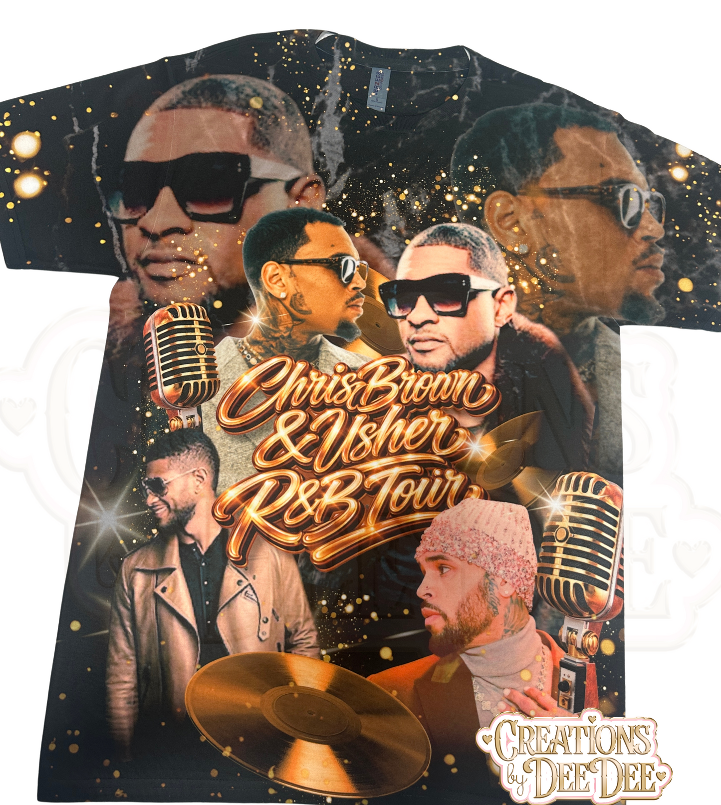 Chris Brown Usher R&B (All Over Print) Sublimation Unisex Graphic Shirt