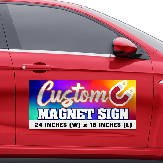 Car Magnet - 24" (W) x 12" (L)