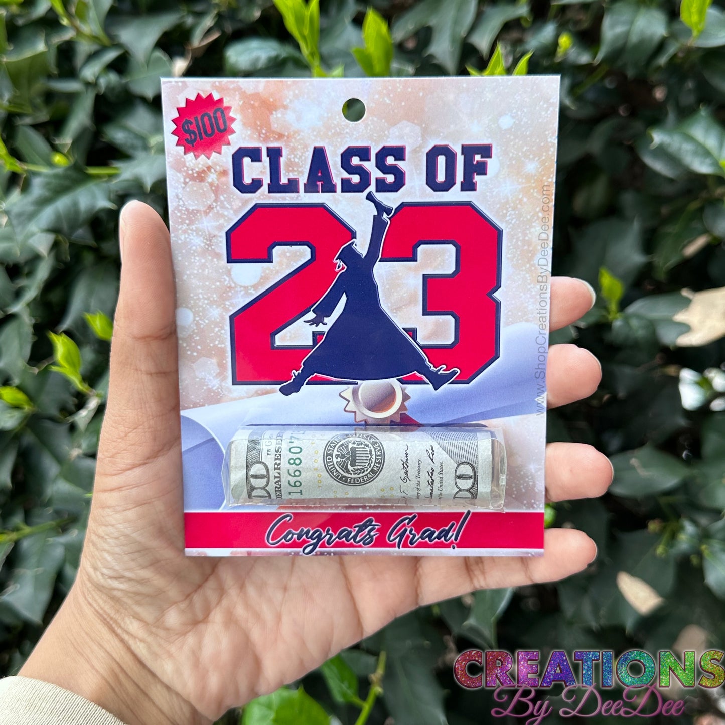 Class of 2023/Congrats Grad- Money holder card