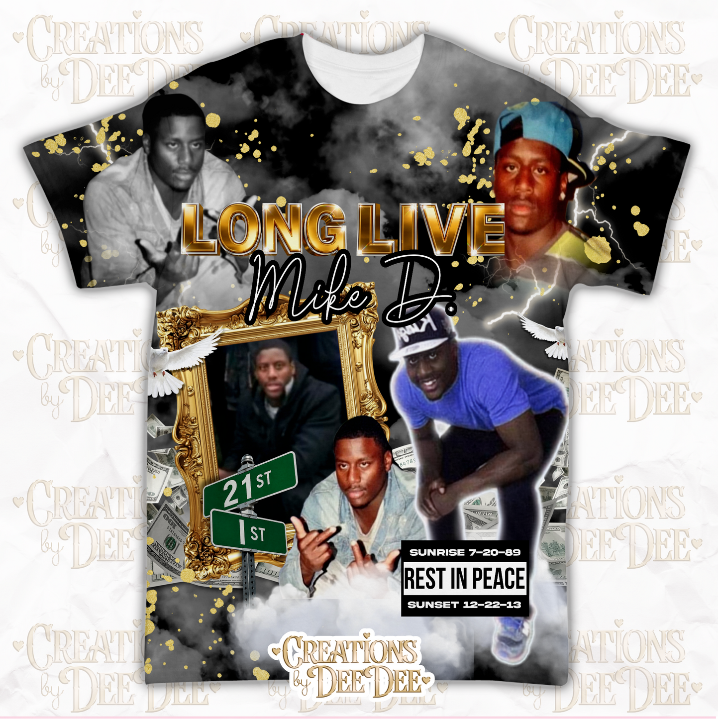 Long Live Mike D - All Over 3D Shirt - FRONT ONLY