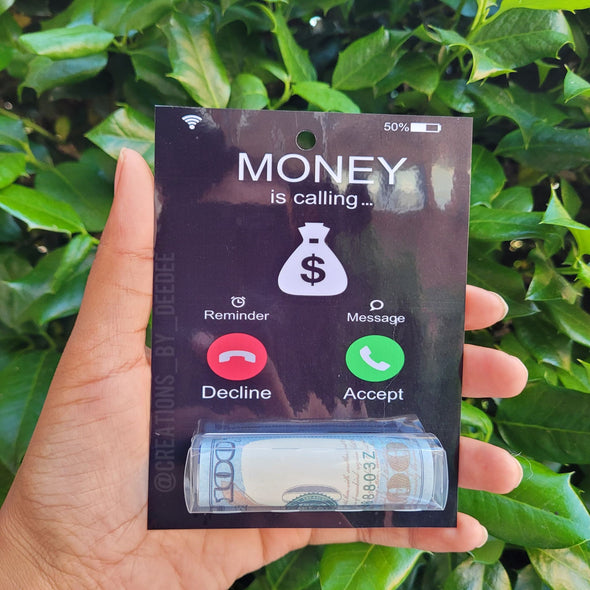 Money is calling - Money holder card