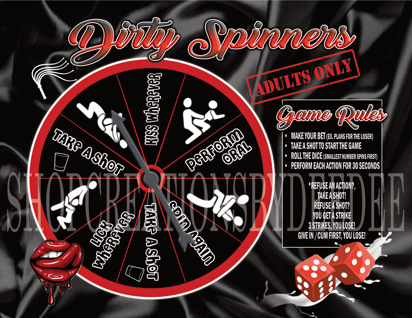 Dirty Spinners Game Template