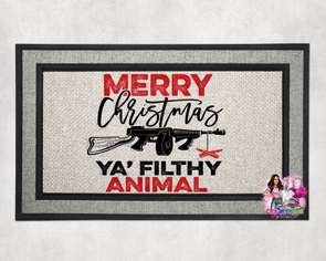 Home Alone | "Merry Christmas Ya Filthy Animal" Doormat