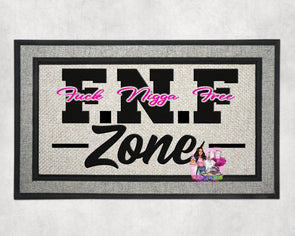 "FNF Zone" Doormat