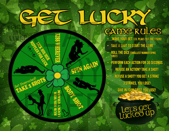 "Get Lucky" Spinners Game Template