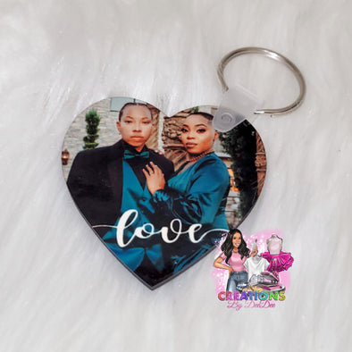 "Love" Heart Keychain