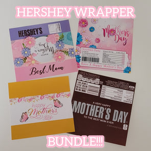 HERSHEY BAR WRAPPER BUNDLE - MOTHERS DAY