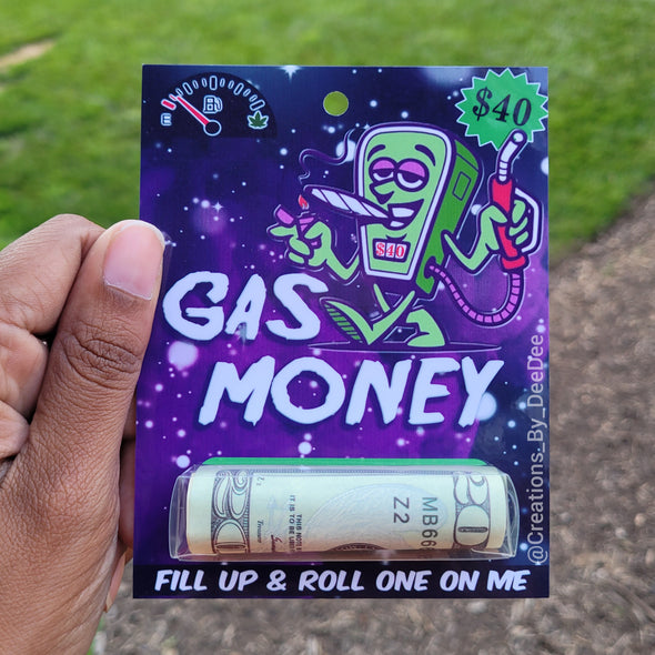 Gas Money - Money holder card