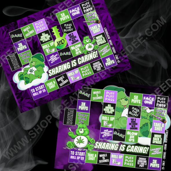 SHARING IS CARING GAME (2 TEMPLATES)