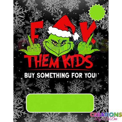 F them Kids-Money Holder Card template - JPG