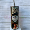 WoodGrain Couple Photo Collage Tumbler