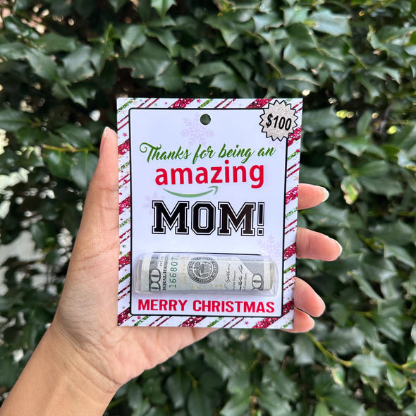 Thanks for being an amazing Mom - Money holder card