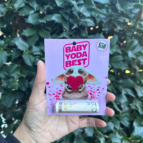 Baby Yoda Best - Money holder card