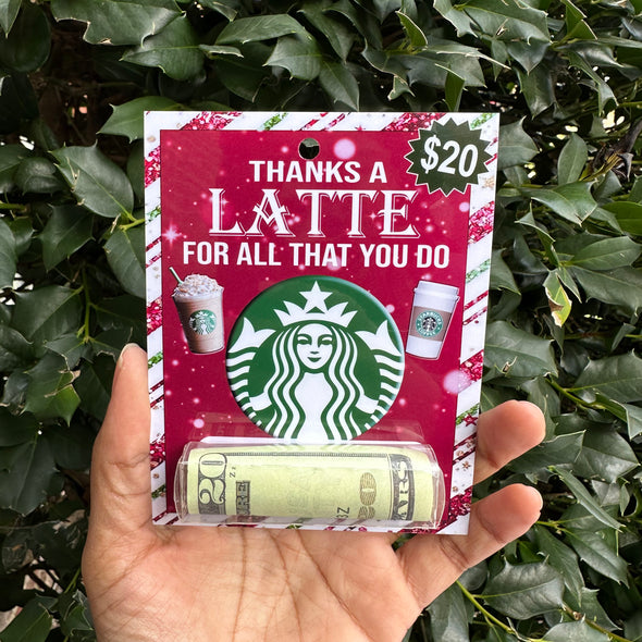 Thanks a latte - Money holder card