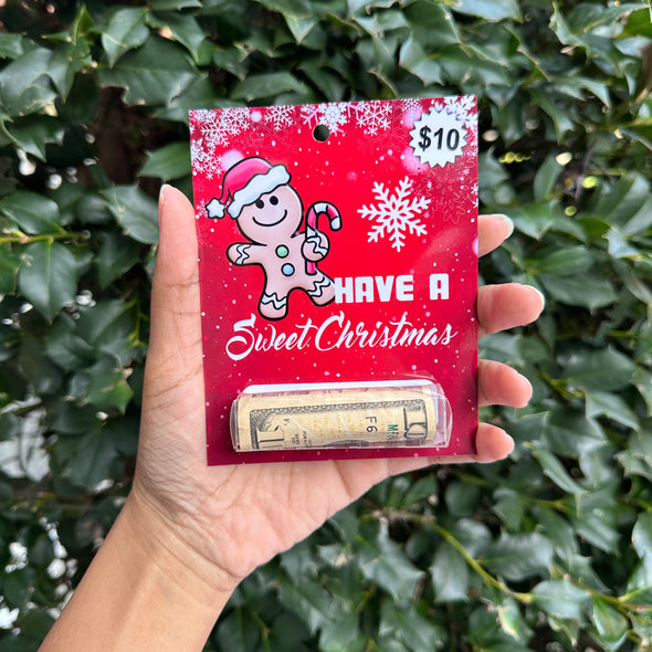 Have a sweet Christmas - Money holder card