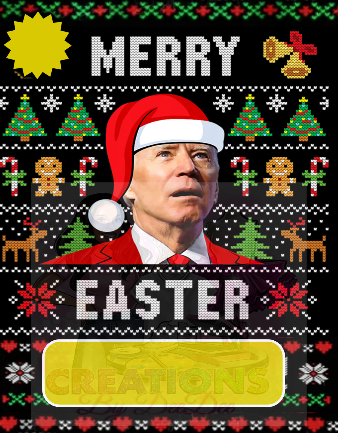 Merry Easter Biden - Money holder card
