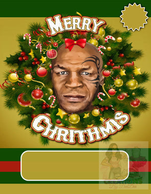 Merry Chrithmas Mike Tyson - Money holder card